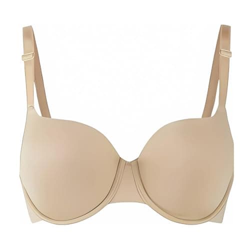 Image of New Ladies Women's Beauform T-Shirt Full Cup Coverage Bra Size 32A-40E (DD, Beige, 34)