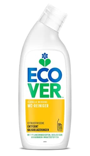 Image of Ecover Toilet Cleaner Removes Limescale and Dirt - Powerful Citrus Fragrance for Hygienic Cleanliness - 1 Pack