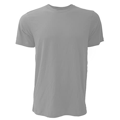 Image of Canvas Unisex Jersey Crew Neck T-Shirt/Mens Short Sleeve T-Shirt (2XL) (Athletic Heather)