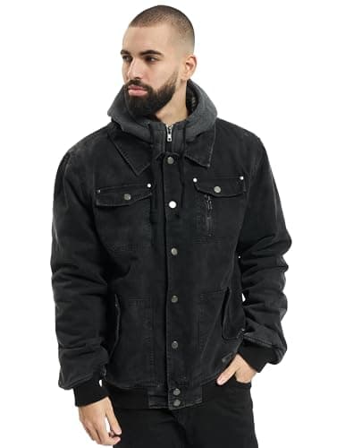Image of Brandit Dayton Jacket + Sweathood, Black, M