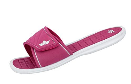 Image of Lico Women's Malediven Beach Pool Shoes, Blue Pink Weiss Pink Weiss, 6.5 UK