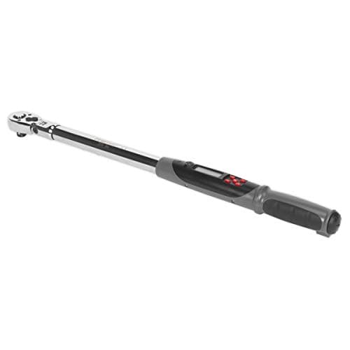 Image of Sealey Stw309 Angle Torque Wrench Flexi-Head Digital 1/2Sq Drive 20-200Nm