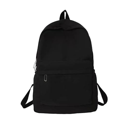 Image of YXQSED School Backpack Womens, Causal Travel School Bags for Teenage Girls Lightweight Rucksack Water Resistant Bookbag for College Womens Mens black