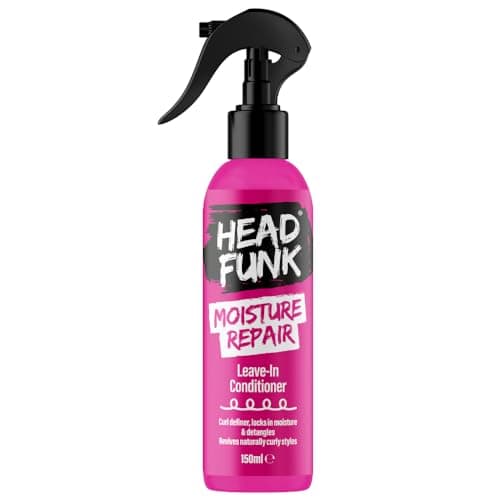 Image of Head Funk Leave In Conditioner Spray for Hair | Curl Definer, Locks in Moisture & Detangles - Revives Natually Curly Styles | Moisture Repair Conditioner Spray (150ml)