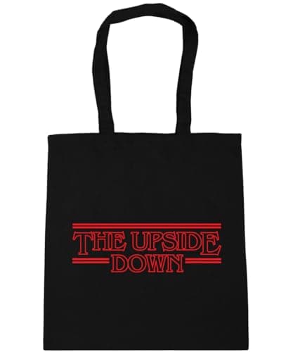 Image of Hippowarehouse The Upside Down Tote Shopping Gym Beach Bag 42cm x38cm, 10 litres
