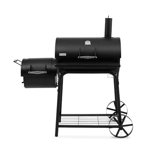 Image of Tepro Biloxi Offset BBQ Pit Barrel Smoker