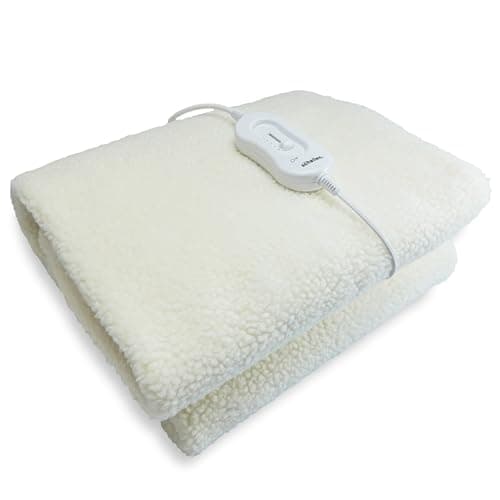 Image of Schallen Premium Comfort Electric Heated Blanket, Remote Control with 3 Heat Settings (Double, Soft Fleece Electric Blanket)
