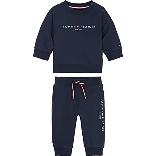 Image of Tommy Hilfiger Baby Stretch Tracksuit, Blue (Twilight Navy), 24 Months