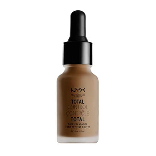 Image of NYX Professional Makeup Total Control Drop Foundation, Precise Dosage, Buildable Coverage, Long Lasting, Vegan Formula, Matte Finish, Shade: Deep Rich