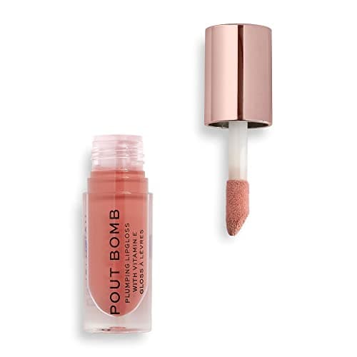 Image of Revolution Pout Bomb Plumping Gloss Kiss Nude