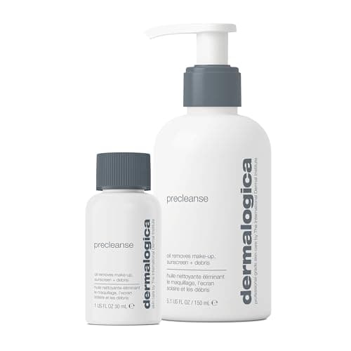 Image of Dermalogica Precleanse - Deep-cleansing Oil, Makeup Remover, Face Wash, Cleans Up Impurities, Excess Sebum, Removes Oils Without Clogging Pores, All Skin Types - 150ml & Travel Size Bundle