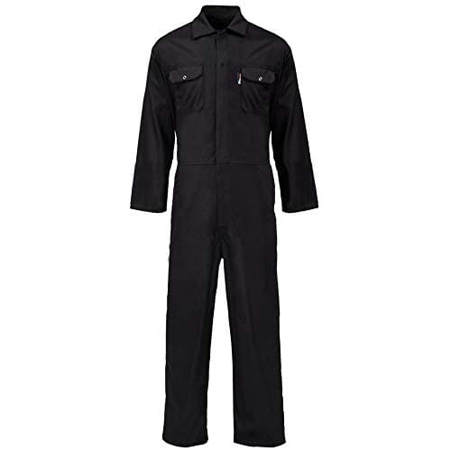 Image of Pro-Work Women's Black Work Boiler Suit Size 48