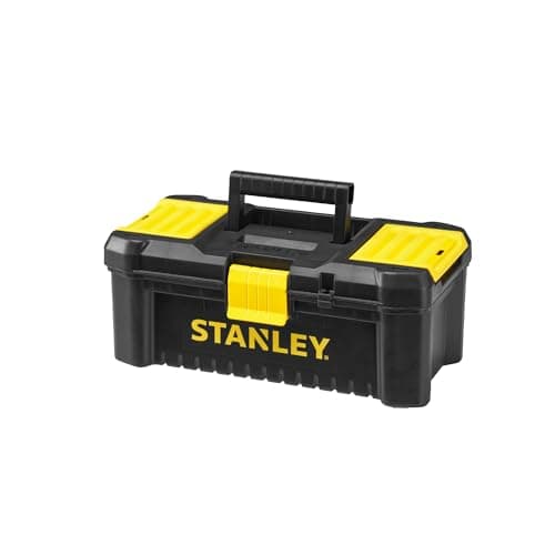 Image of Stanley STST1-75514 Toolbox "Essential" with plastic latches, Black/Yellow