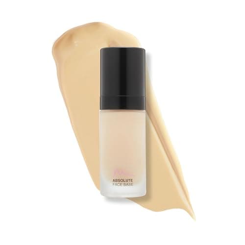 Image of Mii Cosmetics Absolute Face Base, Full Coverage Foundation, Radiant Matte Finish, Feather Light Hydrating Formula, Vegan and Cruelty Free, Utterly Fair 00