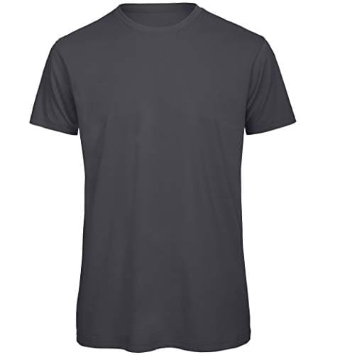 Image of B&C Mens Organic Inspire Tee - Dark Grey - L