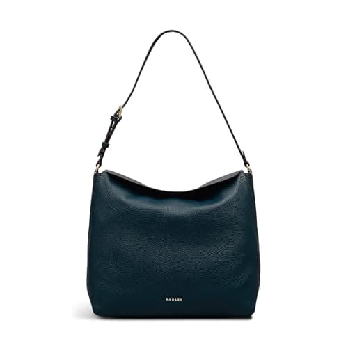 Image of RADLEY London City Road Women's Leather Large Flapover Shoulder, Teal