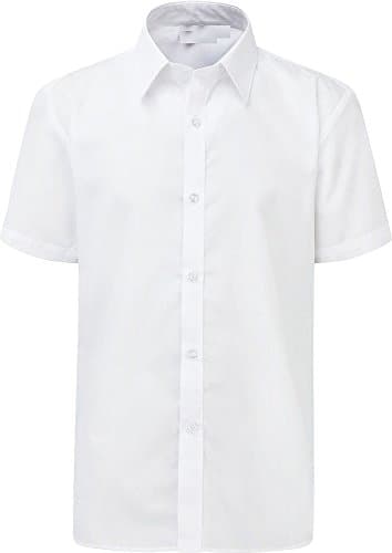 Image of DON Last Man Stands Boys Uniform Shirt White 17" Collar