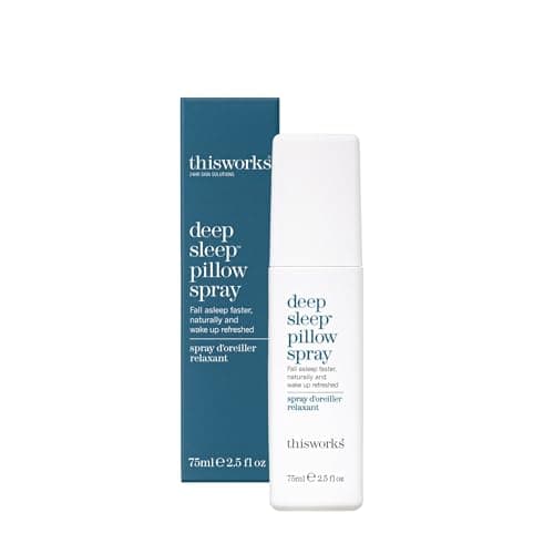 Image of This Works Deep Sleep Pillow Spray, 75 ml, Infused with Lavender, Camomile and Vetivert - Science-Backed Natural Pillow Mist to Aid Sleep