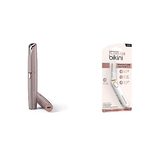 Image of Finishing Touch Flawless Next Generation Brows, Eyebrow Hair Trimmer – Rechargeable, Blush & Bikini Trimmer & Hair Remover - Bikini Shaver & Pubic Hair Trimmer