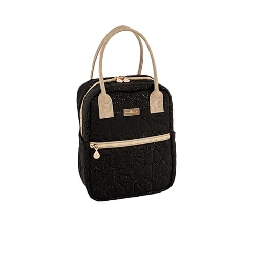 Image of BEAU & ELLIOT Oxford Quilted Upright Lunch Bag, 6 Litre (Jet)