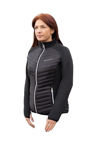 Image of HY EQUESTRIAN Synergy Sync Lightweight Padded Jacket - Black - Small