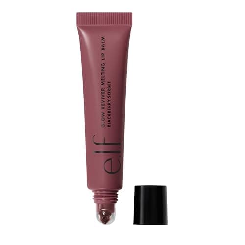 Image of e.l.f. Glow Reviver Melting Lip Balm, Hydrating Tinted Lip Balm For A Glossy Finish & Soft, Supple Lips, Vegan & Cruelty-Free, Blackberry Sorbet
