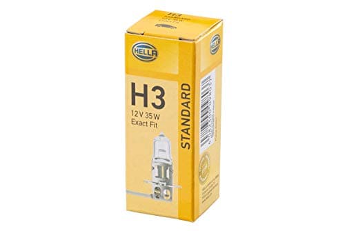 Image of HELLA 8GH 002 090-271 Bulb - H3 - Standard - 12V - 35W - Socket Type: PK22S - Box - Quantity: 1