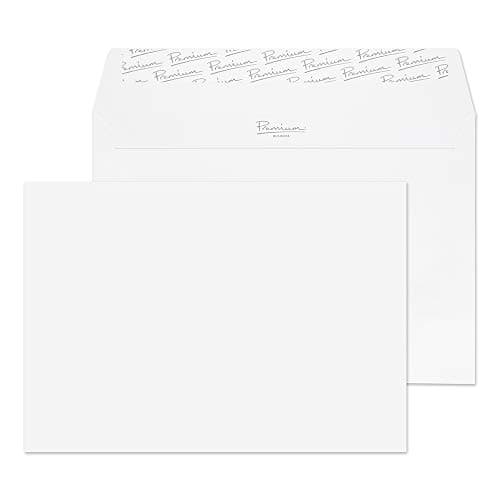 Image of Blake Premium Business C5 162 x 229 mm 120 gsm Peel and Seal Wallet Envelopes (36455) Diamond White Smooth - Pack of 50