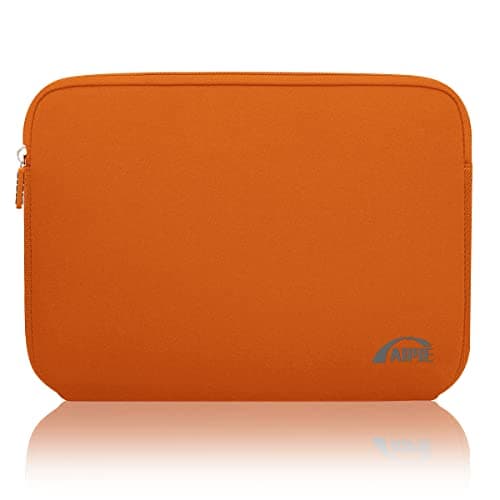 Image of AIPIE Laptop Sleeve 15-15.6 Inch Laptop Case for Gaming PC Bump Absorb Briefcase Carrying Bag Compatible with MacBook, Acer, Asus, Dell, Lenovo, Microsoft, HP Durable Notebook Cover, Orange