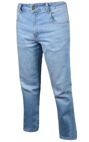 Image of Firetrap Mens Jeans - Smart Stretch, Slim Fit, Straight Leg Denim Pants - Stylish Jeans for Men, Classic Men's Jeans Light Wash 34W / 32L