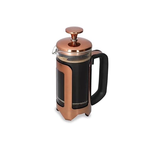 Image of La Cafetière Roma Stainless Steel Cafetière, Three Cup, Copper, Gift Boxed