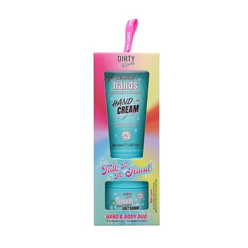 Image of Dirty Works Talk to the Hand Hand & Body Duo Gift Set | Hand Cream & Body Lotion | Nourishing Skincare Gift for Women : Amazon.co.uk: Beauty