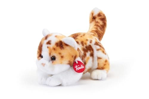 Image of Trudi Cat Brad Spotted Birthday, Plush Cat Kitten | 16 x 20 x 24 cm Size S | Classic Cats | Model 21045