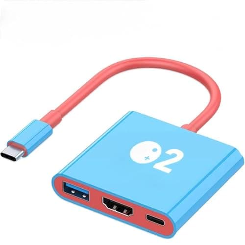 Image of Need-Use USB-C 3.0 Docking Station Compatible with Nintendo Switch, Switch 2, Samsung Dex, MacBook, iPad, Steam Deck, 3 in 1 TV Adapter with 4K HDMI, Thunderbolt, Type C 100W Charging