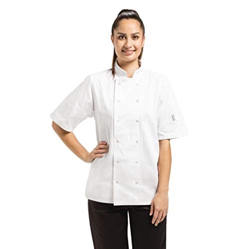 Image of Whites Chefs Apparel A211-XS Vegas Chef Jacket, Short Sleeve, White