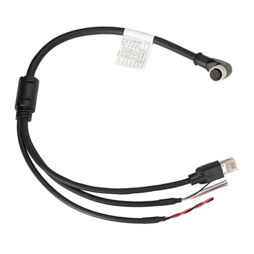 Image of HangTon Cable for DJI Livox Mid-360 LiDAR Sensor Power Network Ethernet to Computer Debug, M12 Aviation Connector 12 Pin Female Right Angle to RJ45 Flying Leads, 50cm