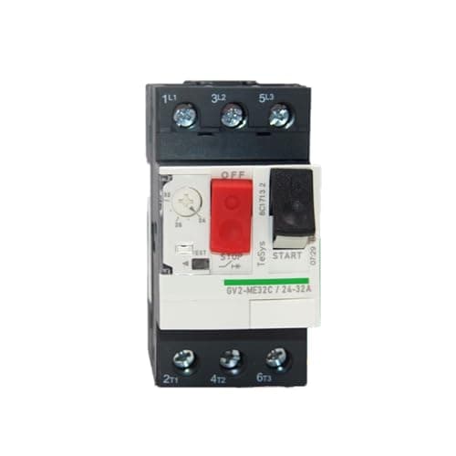 Image of YMUGUEGH Thermal-Magnetic Motor Circuit Breaker 24-32A Electromagnetic Tripping Current 416A 690VAC GV2ME32