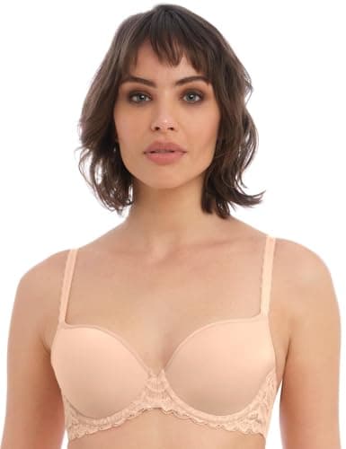 Image of Wacoal Raffine Underwired Contour Bra Frappe Beige 32F