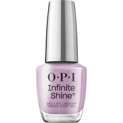 Image of OPI The New OPIcons Infinite Shine Collection - Gel Like & Long-Lasting Purple Nail Polish - Quick Dry with Pre-Cured Gel Technology & OPI Pro-Wide Brush - What’s Not to Lilac? (15ml)