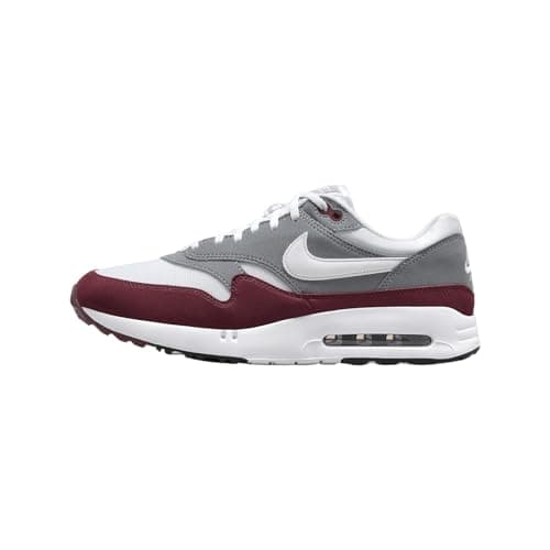 Image of Nike Air Max 1 '86 OG G Men's Golf Shoes (DV1403-600, Team Red/Cool Grey/Black/White), Team Red/Cool Grey/Black/White, 8 UK