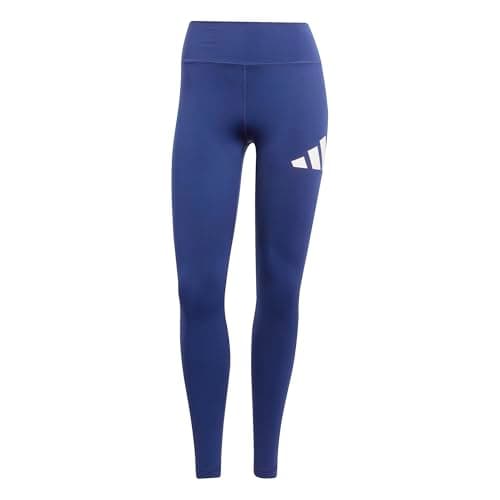 Image of adidas Women's Train Essentials Big Logo Full Length Leggings, Dark Blue, M