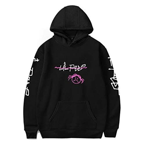 Image of Unisex Hoodie Love Printed Fashion Sport Hip Hop Hoodie Sweatshirt Pocket Jacket Pullover Tops, Black, XXL