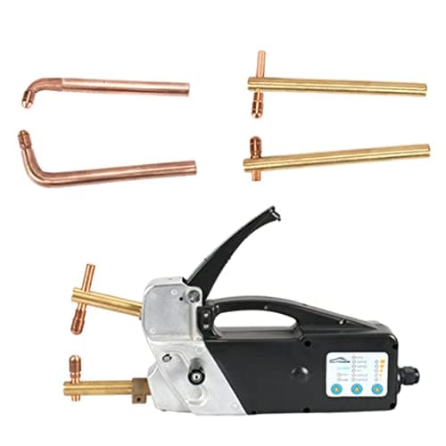 Image of Xzmzbxzb Electric Spot Welder 220V Double Side Spot Welding Machine Portable Single Phase Portable Handheld Welding Tip Gun 2.0 +2.0Mm Sheet Metal Repair Tool For Spot Welding Of Mild Steel
