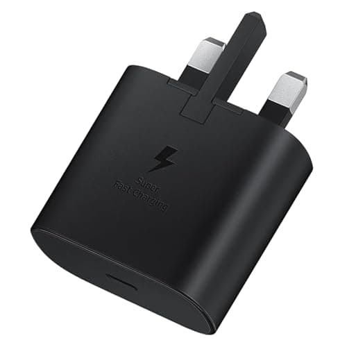Image of Samsung Fast Charger Plug, USB Type C Samsung Charging Adapter UK USBC 25W For Galaxy S26 S25 S24 S23 S22 S21 S20 A17 A16 A15 A14 A56 A55 A54 A53 A52 A51 A50 A36 A35 A33 A34 A32 A22 A23 A25 A26 A24