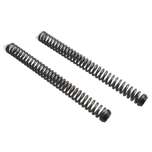 Image of 2 Pcs Steel Bicycle Front Fork Shock Absorber Spring Coil For Mtb Suspension System Replacement Part Black 28.5cm Long(C-27mm)