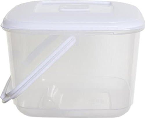 Image of Whitefurze Plastic Food Storage Canister with Handle 6.0L