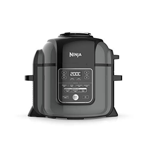 Image of Ninja Foodi MAX Multi-Cooker [OP450UK], 7-in-1, 7.5L, Electric Pressure Cooker and Air Fryer, Grey and Black