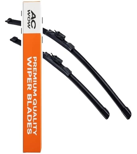 Image of 2x Front Windscreen Wiper Blades for Mercedes Benz A-Class (W176/W177) CLA (C117/X117C118/X118) GLA (X156) EQA (H243) 2015 2016 2017 2018 2019 2020 2021 2022 2023 2024 2025 2026 Windshield Wipers