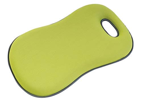 Image of St Helens Home & Garden Memory Foam Garden Kneeler with Water-Resistant Neoprene And Integral Handle. Kneeling Pad For Gardening, DIY or Housework, Green