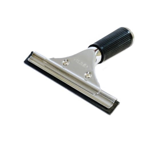 Image of GBPro Professional Window Squeegee Stainless Wiper with Rubber Blade - 15cm/25cm/35cm/45cm - Windows, Bathroom Shower Screen Cleaner, Tiles, Glass, Window Cleaning Equipment